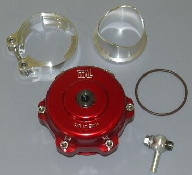 TiAL 50mm Blow Off Valve - Red , Blue, Silver BOV